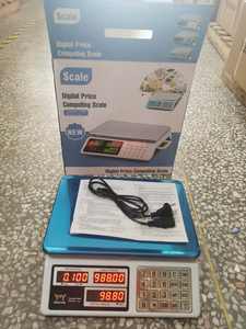 商用秤数字40公斤价格电子天平，带不锈钢键盘新型ABS塑料 - Product Image 6