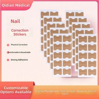 Patchs d'alignement des ongles en plastique sans colle pour la correction des ongles incarnés et le soin de la paronychie, pour redresser les ongles