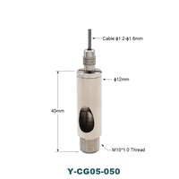 Serre-câble en laiton réglable robuste chromé avec moletage OEM personnalisé pour les services de fabrication