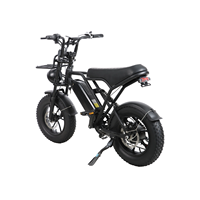 Motor hibrida 16 inci 350w 13Ah sepeda E, suspensi penuh sepeda lemak listrik Mini kotoran remaja sepeda untuk anak-anak