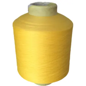 Dty Polyester Dyed trilobal bright filament 450D 150D dty polyester air textured yarn knitting yarn for carpets Textile Thread