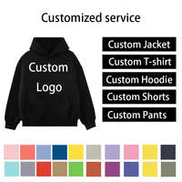 Sweat-shirt décontracté à capuche en polyester/coton anti-plis, écologique, avec double fermeture éclair, 355g, personnalisable, pour l'automne et l'hiver, vente en gros