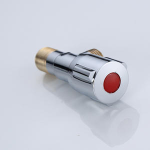 Robinet d'arrêt en laiton forgé rouge Morning Dew, filetage mâle, un entrée, une sortie, diamètre intérieur standard - Product Image 1