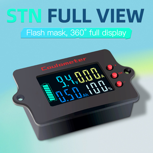 เครื่องวัดคูลอมบ์ PZEM-037 50A-500A พร้อมจอ LCD สี แสดงผลความจุ<span class=keywords><strong>แบ</strong></span><span class=keywords><strong>ต</strong></span>เตอรี่ 12 โวลต์ เครื่องทดสอบแรงดันไฟฟ้ากระแส<span class=keywords><strong>ต</strong></span>รงสำหรับแบ<span class=keywords><strong>ต</strong></span>เตอรี่รถยน<span class=keywords><strong>ต</strong></span>์ - Product Image 6