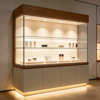 Vitrine de téléphone portable verrouillable avec éclairage LED et personnalisation de la marque pour les magasins de détail, les magasins d'électronique