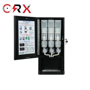 Ba hương vị đồ uống nóng Máy pha cà phê hòa tan thương mại Cà phê hòa tan Máy bán hàng tự động - Product Image 4