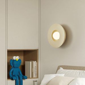 Lámpara de Pared de Estilo Nórdico Minimalista Japonés Retro para Dormitorio, Balcón, Vestidor, Pasillo con Función de Luz de Techo - Product Image 3