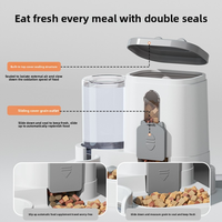 Gamelle Distributrice Automatique d'Eau et de Nourriture de Qualité Alimentaire pour Animaux, Facile à Nettoyer, pour Chats et Chiens, Usage Quotidien à Domicile, Accessoires pour Animaux de Compagnie