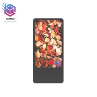 Layar Sentuh Vertikal LCD 43 55 Inci, Display Iklan Android Berdiri di Lantai