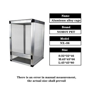 Neues Design Aluminium <span class=keywords><strong>Open</strong></span> <span class=keywords><strong>Air</strong></span> Screen Cage Reptilien käfig <span class=keywords><strong>Terrarium</strong></span> für Lizard Snake Bearded Dragon - Product Image 3