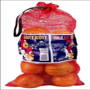 CE ambalaj soğan patates meyve rekabetçi fiyat 25kg 30kg plastik İpli küçük PP dokuma tübüler leno mesh net çanta