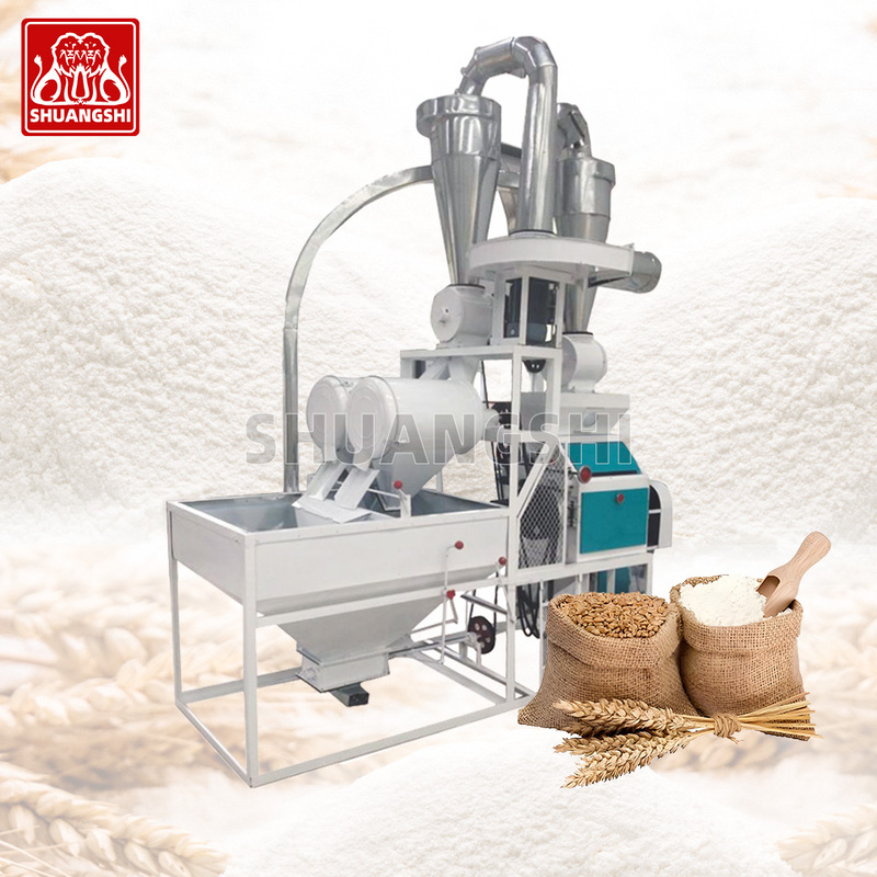 Automatic Complete 3 Roller Grain Corn