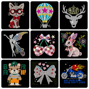 Transfert thermique de motifs de voiture en strass HONGCAI pour vêtements et confections sur mesure - Product Image 3