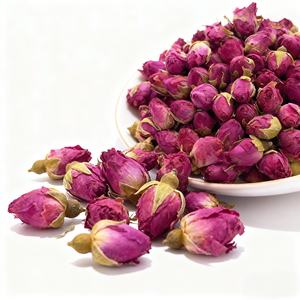 赤いバラつぼみ本格的なオーガニックダブル花びら - Product Image 3