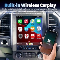 Radio de Coche con Pantalla Tesla de 12.1 para Ford Raptor F150 F250 F350 F450 F650 2015 - 2019, Autorradio con Android, GPS y Reproductor de Video Multimedia