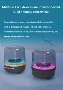 Thùng loa <span class=keywords><strong>Bluetooth</strong></span> không dây âm lượng lớn, chất lượng cao, 4 loa, kính màu, dành cho nhà, văn phòng, máy tính để bàn, quà tặng CR68 - Product Image 3