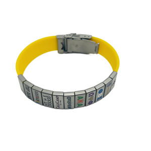 מפעל מקור לצמידי סיליקון עם לוגו חרוט ומנגד מתכוונן - Product Image 6