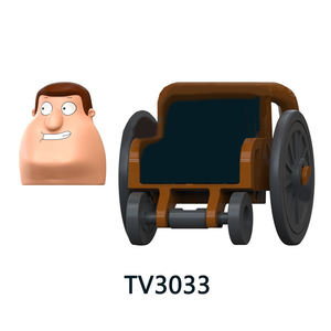 TP1057 TV6304 TV6305 TV6306 Family Guy Cartoon Peter Lois Meg Stewie Brian Mini Bricks <b>Building</b> Block Figure Plastic Toy Juguete - Product Image 6