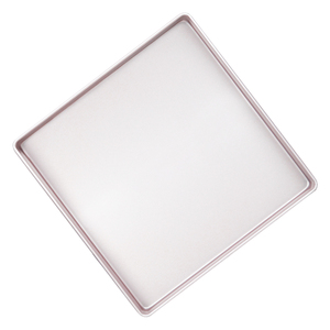 Forno <span class=keywords><strong>antiaderente</strong></span> in acciaio al carbonio quadrato tortiera tortiera, 11 "X 11" X1.1 "con forno in cotone guanto da forno da Bellagione - Product Image 3
