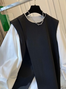 Gilet de costume noir polyvalent et élégant pour <span class=keywords><strong>femme</strong></span>, nouvelle collection automne 2026, vente en gros pour boutiques - Product Image 3