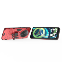 Coque antichoc en plastique dur mince avec porte-anneau coque arrière de protection complète pour Xiaomi Redmi A3 4G