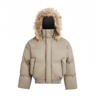 Veste à capuche, veste bomber, manteau matelassé pour homme et femme, veste d'hiver épaisse et chaude, résistante au froid, rembourrée, imperméable pour homme