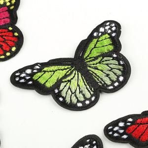 Hot Sell Multi Color butterfly Design Iron on Embroidery Patches for Clothes - Product Image 4