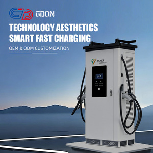 GDON <span class=keywords><strong>Chargeur</strong></span> rapide DC 60 kW commercial public de niveau 3, stations de recharge pour voitures électriques montées au sol avec double connecteur - Product Image 3