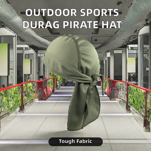 Nouveau chapeau de pirate Durag imprimé multicolore pour sports de plein air avec doublure de <span class=keywords><strong>casque</strong></span> de football pour le cyclisme et l'alpinisme - Product Image 2