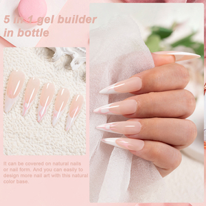 BOZLIN Nueva Fórmula 5 en <span class=keywords><strong>1</strong></span> Gel Constructor de Uñas con Función de Extensión, Gel Líquido UV LED para Salón de Uñas y Uso Doméstico, Marca Privada OEM - Product Image 5
