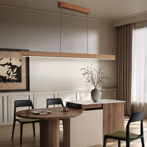 Lampe de plafond en bois pour l'aménagement intérieur, 4 pieds, en bois de frêne renouvelable, <span class=keywords><strong>suspension</strong></span> pour la maison, fabricant sur mesure, CE RoHS - Product Image 6
