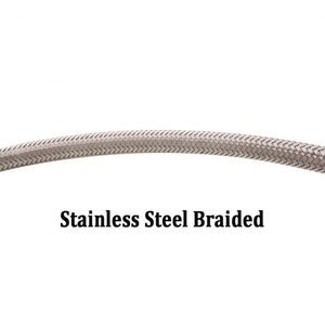 Manguera de Aire Trenzada de Acero Inoxidable de 1.5m con Rosca W21.8-14/CGA320 y Manómetro de Presión de 2000 PSI - Product Image 6