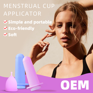 Coupe <span class=keywords><strong>menstruelle</strong></span> réutilisable en silicone DH Sunny 2025, multicolores, avec <span class=keywords><strong>applicateur</strong></span>, certifiée ISO, tailles S/L - Product Image 5