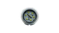 Luz LED para Piscina IP68 de 18 Vatios, 1.5 Pulgadas, RGBW, Sin Nicho, Sumergible, Impermeable, Lámpara para Paisajismo de Piscinas