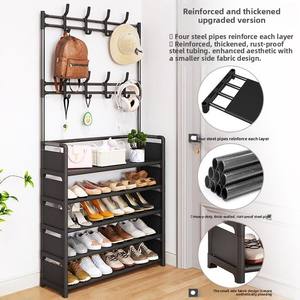 رف أحذية متعدد الوظائف قابل للفصل وعصري ومتين ومحمول ومقاوم للماء مصنوع من الفولاذ لغرفة المعيشة والمستودعات - Product Image 3