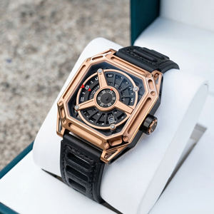 OEM Square <b>Watches</b> With Mechanical Calendar <b>Automatic</b> <b>Skeleton</b> Design Customized Logo <b>Watch</b> high quality Manufacturers Low MOQ - Product Image 1