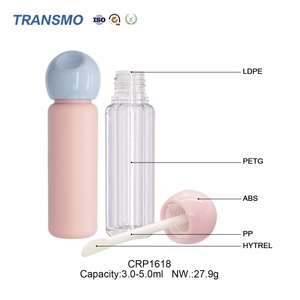 Envase Cosmético Reciclado Personalizado, Tubo de Brillo Labial, Envase de PETG y ABS, Tubo de Bálsamo Labial Vacío Biodegradable para Líquidos - Product Image 3