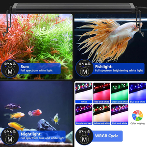 19W 22W 24W 40W 48W 55W 60W WRGB LED lumière d'<span class=keywords><strong>aquarium</strong></span> coque en alliage d'aluminium supports extensibles pour <span class=keywords><strong>aquarium</strong></span> d'eau douce - Product Image 3