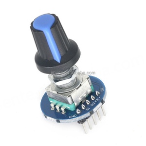 Nouveau module d'encodeur rotatif numérique, potentiomètre rotatif avec capuchon de bouton - Product Image 3