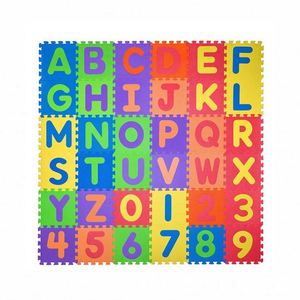 Tapis de jeu en mousse EVA pour bébé, puzzle éducatif, doux, pour le sol, avec lettres et chiffres - Product Image 4