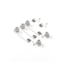 Vente en gros de ressorts de contact personnalisés en fil de nickel plaqué pour piles AAA, diamètre 0,9 mm, certifiés ISO9001, pour porte de garage