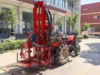 Foreuse de puits montée sur tracteur, entraînée par prise de force hydraulique, pour l'irrigation agricole et l'alimentation en eau domestique