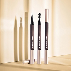 Magnetic Eyeliner <b>Pencil</b> Container Custom logo Eyeliner Tube Double Heads Empty Eyeliner <b>Pencil</b> with Brush - Product Image 1