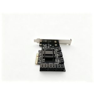 Carte d'extension PCIe3.0 <span class=keywords><strong>X2</strong></span> vers 9 SATA3 ASMedia 6 Gb/s, contrôleur PCIe STA non-<span class=keywords><strong>RAID</strong></span> pour ordinateur de bureau III, remplaçable à chaud et bootable - Product Image 4