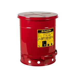 Contenedor de residuos inflamable o aceitoso operado por pedal Carvel 354x464mm, 34lt - Product Image 1