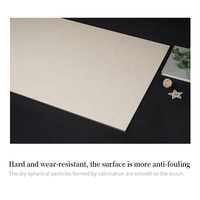 Carrelage en porcelaine micro-ciment beige blanc crème style Wabi-Sabi 600x1200 mm pour cuisine, salle de bain, salon