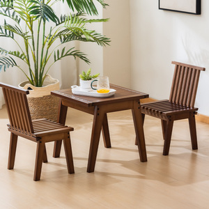 Simple European <b>Bamboo</b> Tea Table Set Modern Living Room Furniture Durable Design - Product Image 4