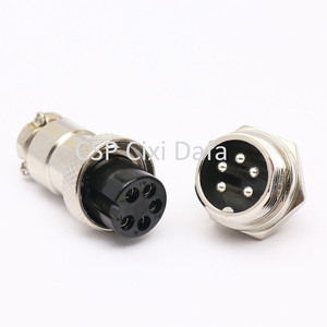 Conectores de Precisión CSP GX16, Conector Circular de 2 Núcleos, Enchufe de Aviación, Carcasa Metálica, Contacto de Baquelita - Product Image 3