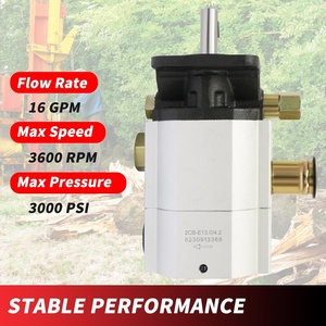 Log <b>Splitter</b> Pump 16GPM 2 stage Hydraulic with 25GPM Auto Control Detent Valve 1/2" Work Port, 1/8" Keyed Shaft Hydraulic Pump - Product Image 5