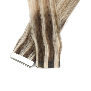Extensiones de Cabello Chino Remy Liso, Sedoso y Brillante con Cinta Adhesiva para un Peinado Suave - Product Image 5